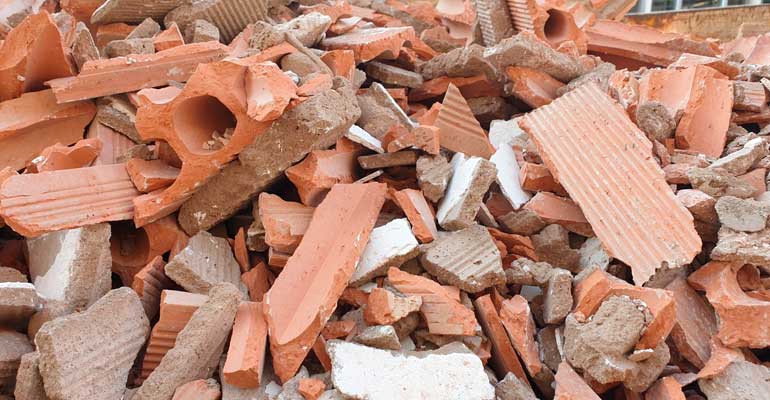 Áridos reciclados en construcción sostenible en Girona