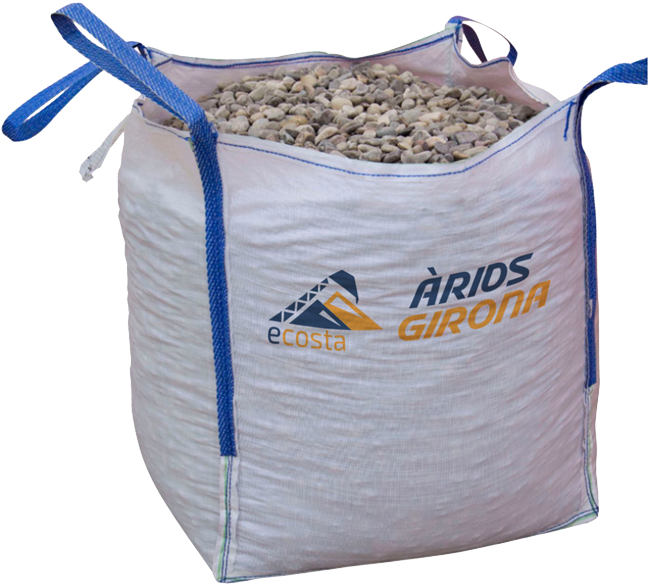 Big-bags de 500 o 1000 kg, arena, grava y gravillas